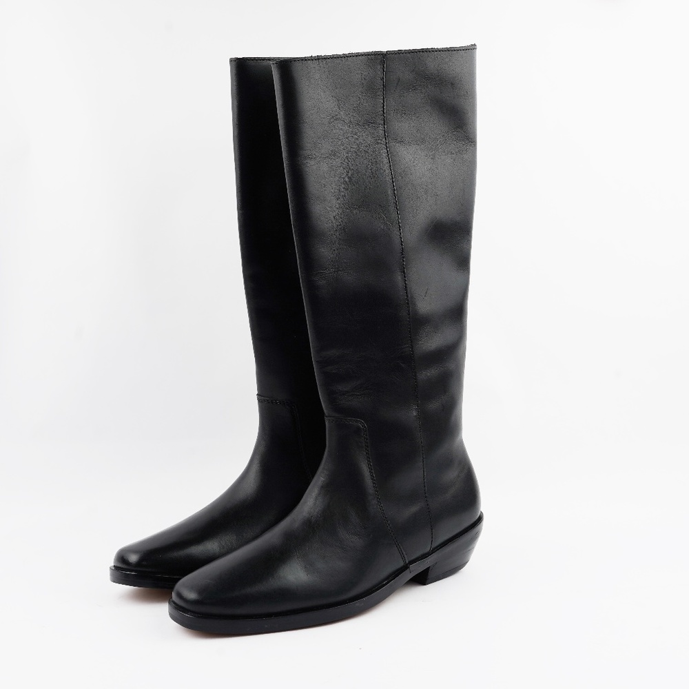 New MADEWELL The Antoine Tall Boot in Black Leather - Picture 6 of 8